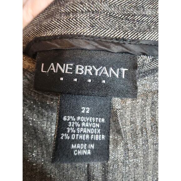 Lane Bryant Outlet Size 22 Dress Pants with Metallic Thread - Picture 4 of 5